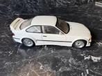 UT models schaal 1:18 witte BMW M3 GTR E36., Ophalen of Verzenden, Gebruikt, Auto, UT Models