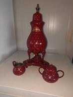 C.KURZ & CO EDELTIN KRAANTJE KAN SET, Antiek en Kunst, Antiek | Tin, Ophalen