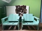 4 x Rietveld kratstoelen, Ophalen, Gebruikt, Bruin, Eén