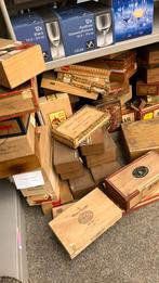 Oude houten  sigaren doosjes kistjes en blikjes, Ophalen of Verzenden, Gebruikt, Tabaksdoos of Verpakking