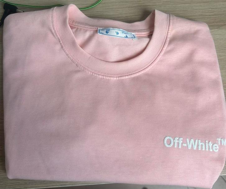 Off-White Chain Link T-shirt – Roze (Maat L), Kleding | Heren, T-shirts, Nieuw, Roze, Ophalen of Verzenden