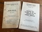 WO2 Amerikaans 2x voorschrift mbt training mortier .50 BMG, Verzamelen, Verzenden, Nederland, Landmacht