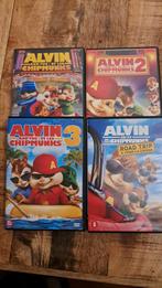 4x Alvin and the Chipmunks + Strijksticker, Alle leeftijden, Ophalen of Verzenden, Zo goed als nieuw, Film