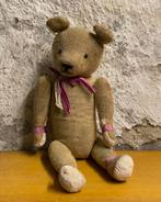 Brocante Antieke beer stro gevuld, Ophalen of Verzenden