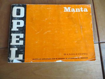 Instructieboek Opel Manta A 1973 beschikbaar voor biedingen