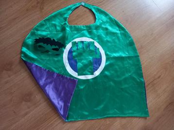 Verkleedcape met masker the hulk beschikbaar voor biedingen