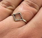 Dames ring vierkant - merkloos - nieuw, IJzer of Staal, 19 tot 20, Nieuw, Ophalen of Verzenden