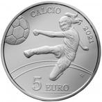 5 euro San Marino 2021 - Voetbal (PROOF), Postzegels en Munten, Munten | Europa | Euromunten, Setje, San Marino, Zilver, Ophalen of Verzenden