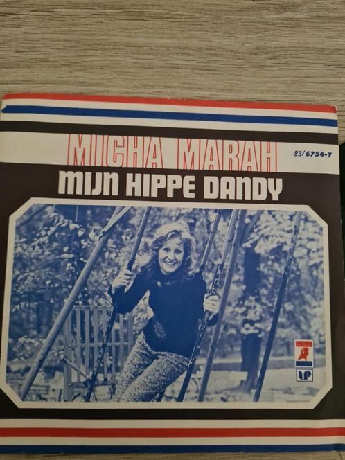 Micha Marah/ mijn hippe dandy, Cd's en Dvd's, Vinyl | Nederlandstalig, Gebruikt, Levenslied of Smartlap, Overige formaten, Ophalen of Verzenden