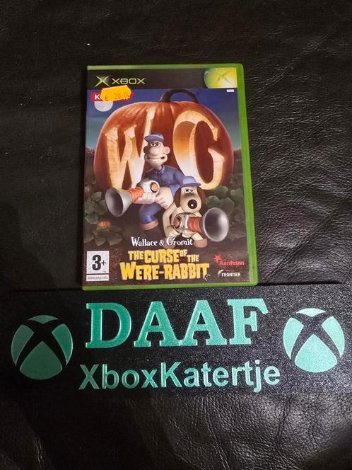 Wallace & Gromit the curse of the were-rabbit - xbox classic, Spelcomputers en Games, Games | Xbox Original, Zo goed als nieuw