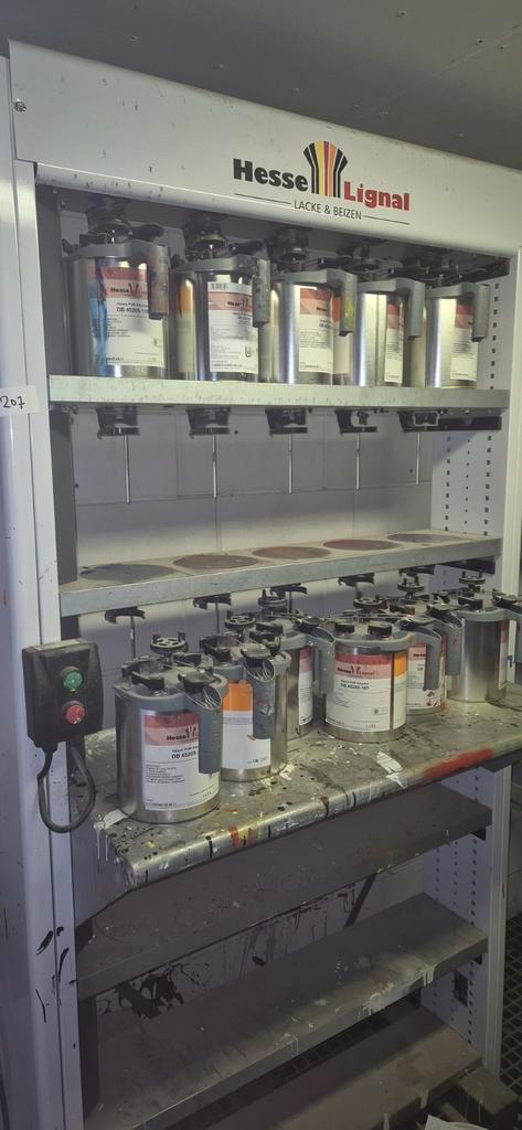 Verfmengmachine Fillon Fleximix verf kast voorraad stelling, Doe-het-zelf en Verbouw, Verf, Beits en Lak, Beits, Ophalen