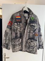 Ayios Athens military vintage reworked jacket grijs, Maat 38/40 (M), Ophalen of Verzenden, Zo goed als nieuw, Ayios