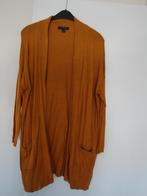 Maat 42. Oker geel lang vest., Ophalen of Verzenden, Zo goed als nieuw, Maat 42/44 (L), Geel