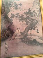Chinees schilderij met lijst, Ophalen of Verzenden