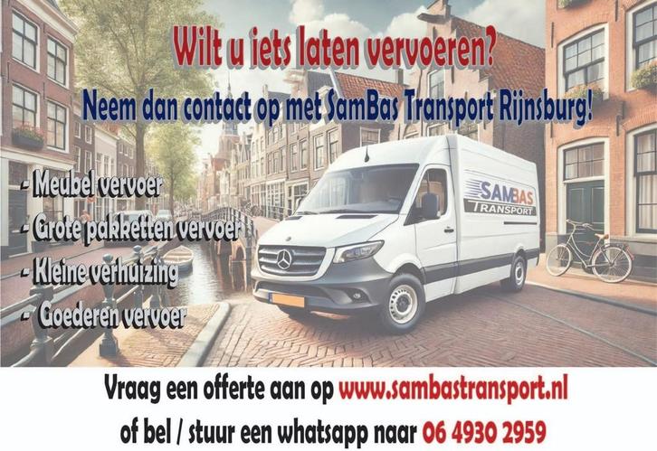 Koerier/vervoer nodig voor je pakket of meubel? In Leiden eo, Diensten en Vakmensen, Koeriers, Chauffeurs en Taxi's