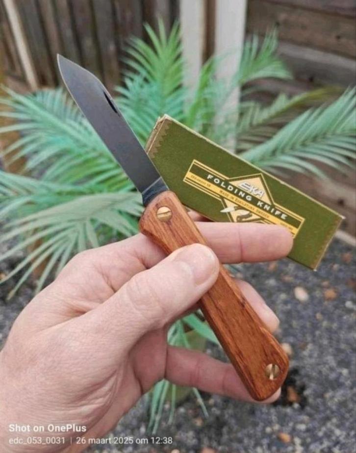 EKA Swede .45 zakmes (2x), Verzamelen, Overige Verzamelen, Zo goed als nieuw, Ophalen of Verzenden