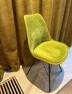 Kick velvet groen kuipstoel | 2 jaar oud | per 4 of 8, Huis en Inrichting, Stoelen, Ophalen, Gebruikt, Overige kleuren