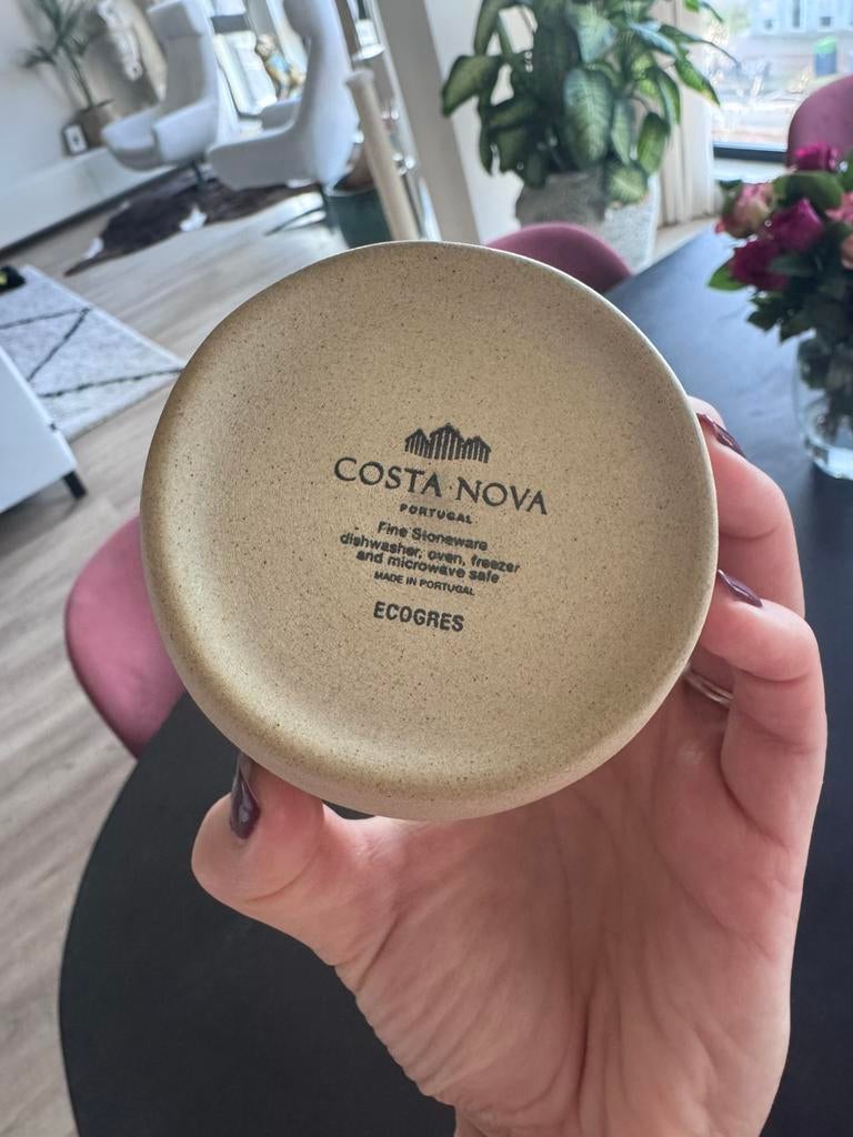 Costa Nova Lungo kopjes, Huis en Inrichting, Keuken | Servies, Ophalen of Verzenden, Zo goed als nieuw, Overige stijlen, Kop(pen) en/of Schotel(s)