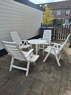Hartmanstoelen + tafel, Tuin en Terras, Ophalen, Zo goed als nieuw