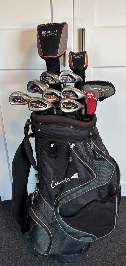 Callaway Big Bertha heren golfset ijzers, driver, houten, Sport en Fitness, Golf, Gebruikt, Set, Callaway, Ophalen of Verzenden