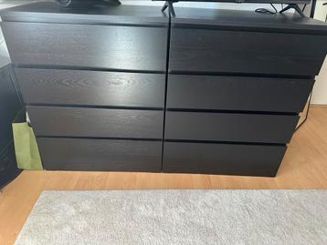 Ikea Malm ladekast 2 aparte kasten 80x100, per stuk 75€!!!