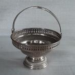 Verzilverd bonbonschaaltje / mandje, gemerkt Zilverstad, Ophalen, Gebruikt