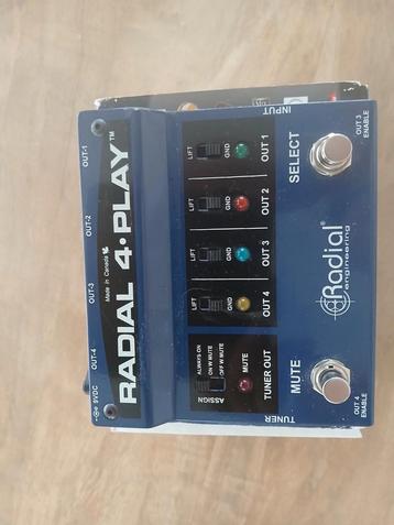 Radial Engineering 4-play (multiple DI) beschikbaar voor biedingen