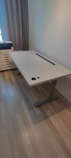 Linak elektrische zit sta bureau 180x90, Huis en Inrichting, Bureaus, Ophalen, In hoogte verstelbaar, Gebruikt