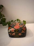 Handbeschilderd lakdoosje, Antiek en Kunst, Ophalen of Verzenden