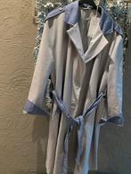 Trenchcoat maat 48/50, Kleding | Dames, Grote Maten, Verzenden, Zo goed als nieuw, Blauw, Jas of Mantel