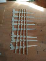 8 plankendragers 50 to 60cm met 4 rails 100cm, Ophalen, Gebruikt