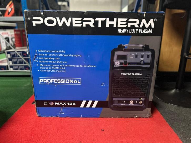 POWERTHERM MAX125 - PRO PLASMASNIJDER - NIEUW leverbaar, Doe-het-zelf en Verbouw, Gereedschap | Lasapparaten, Nieuw, Overige typen