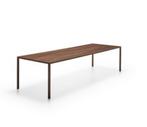 Arco slim plus walnoot eettafel, Huis en Inrichting, Tafels | Eettafels, Ophalen, 100 tot 150 cm, Vijf personen of meer, Rechthoekig