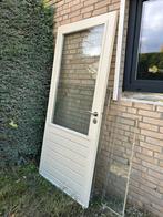 Buitendeur 210x92,5 cm, Doe-het-zelf en Verbouw, Deuren en Horren, Gebruikt, 80 tot 100 cm, Ophalen of Verzenden, Buitendeur