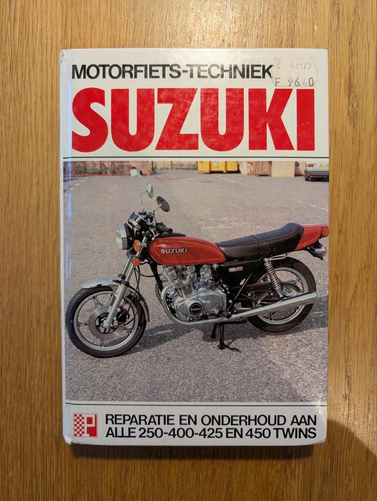 Werkplaatshandboek Suzuki GS/GSX twins, Ophalen of Verzenden, Gelezen, Peters' Motorboeken, Merk of Model