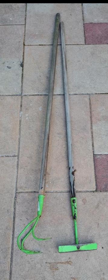tuin gereedschap schoffel & hark klauw,voor een 2de ronde beschikbaar voor biedingen