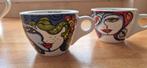 Theepot set met kopjes en eierdopjes, Keramiek, Ophalen of Verzenden, Zo goed als nieuw, Overige stijlen