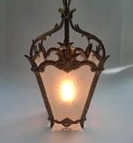 Vintage Messing "Lantaarn" Hanglamp, Ophalen of Verzenden, Minder dan 50 cm