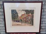 Kleurenets Johan D. Scherft (1891-1969), Antiek en Kunst, Kunst | Etsen en Gravures, Ophalen of Verzenden