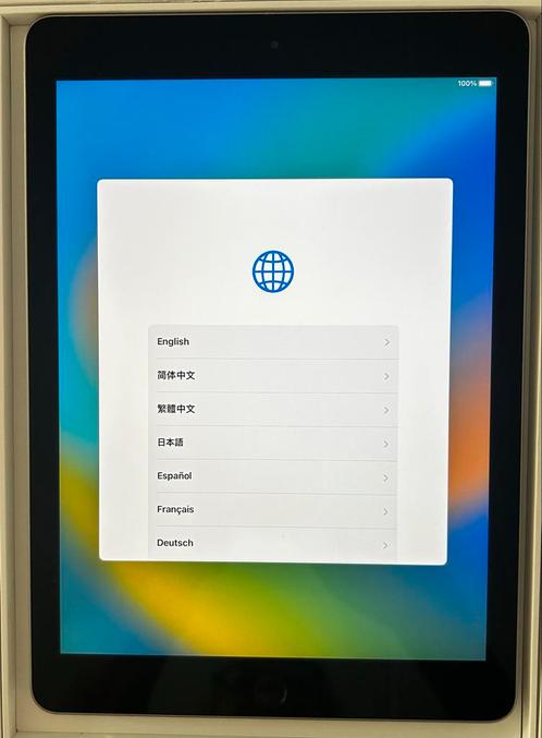 iPad 2017 - 128Gb- Zwart, Computers en Software, Apple iPads, Gebruikt, Apple iPad, Wi-Fi, 9 inch, 128 GB, Zwart, Ophalen of Verzenden