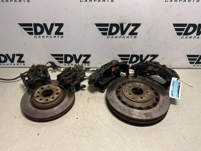 Remmenset compleet voor + achter van een Audi RS3, Auto-onderdelen, Remmen en Aandrijving, Audi, Gebruikt, 3 maanden garantie