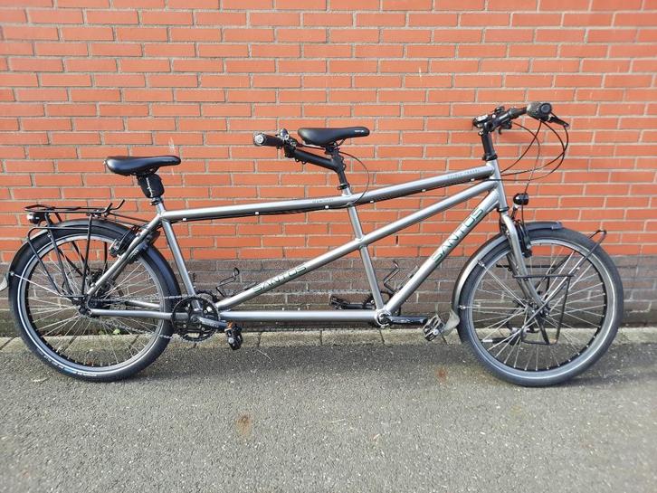 Santos  tandem Double travel 2 met rohloff heel mooie staat, Fietsen en Brommers, Fietsen | Tandems, Gebruikt, 10 tot 15 versnellingen