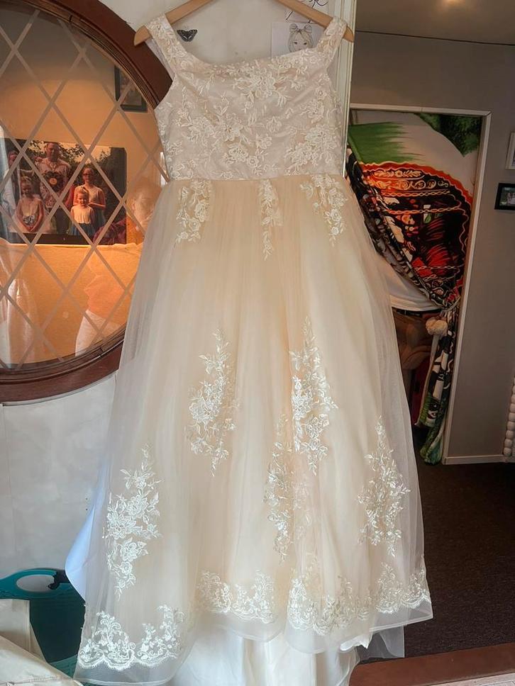 communie jurk nieuw, Kinderen en Baby's, Kinderkleding | Maat 158, Zo goed als nieuw, Meisje, Jurk of Rok, Ophalen