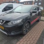 Nissan Qashqai op lpg 1.2 Dig-t 85KW 2WD 2014 Zwart, Auto's, Nissan, Voorwielaandrijving, Beige, 4 cilinders, Leder en Stof