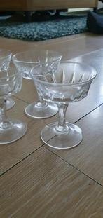 Kristallen glazen 5 stuk echt kristal, Ophalen of Verzenden