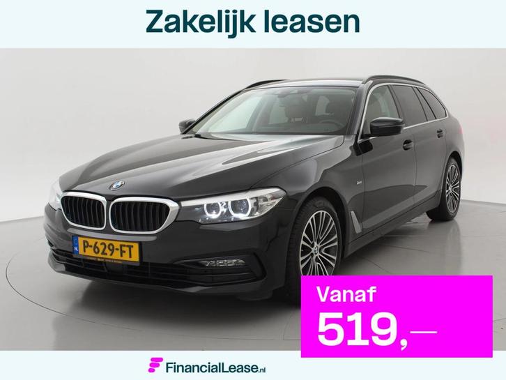BMW 5-serie Touring 530i H.E. SPORT-LINE 252 PK AUT8. + LEDE, Auto's, BMW, Bedrijf, Lease, Financial lease, 5-Serie, ABS, Adaptive Cruise Control