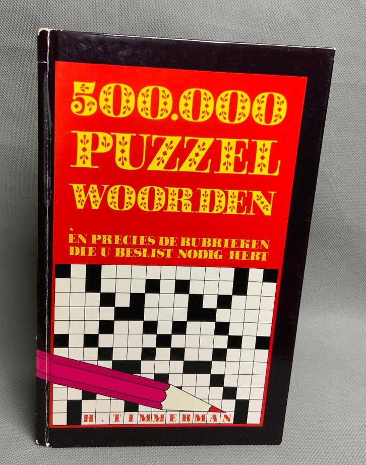 Puzzelwoordenboek 500.000 puzzelwoorden - H Timmerman, Boeken, Woordenboeken, Gelezen, Nederlands, Overige uitgevers, Ophalen of Verzenden
