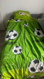 1-persoons voetbal dekbedovertrek, Kinderen en Baby's, Kinderkamer | Beddengoed, Ophalen of Verzenden, Gebruikt, Jongetje of Meisje