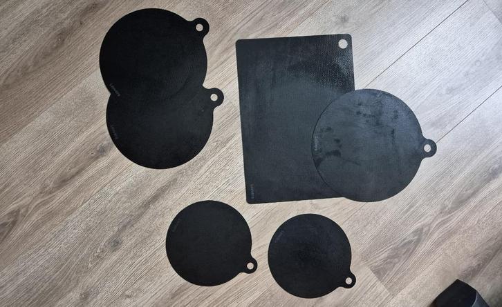 Louvera Inductie Beschermer Set -  stuks, Huis en Inrichting, Keuken | Keukenbenodigdheden, Zo goed als nieuw, Ophalen of Verzenden