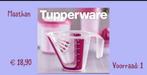 Tupperware maatkan 1 liter, Huis en Inrichting, Keuken | Tupperware, Ophalen of Verzenden, Nieuw